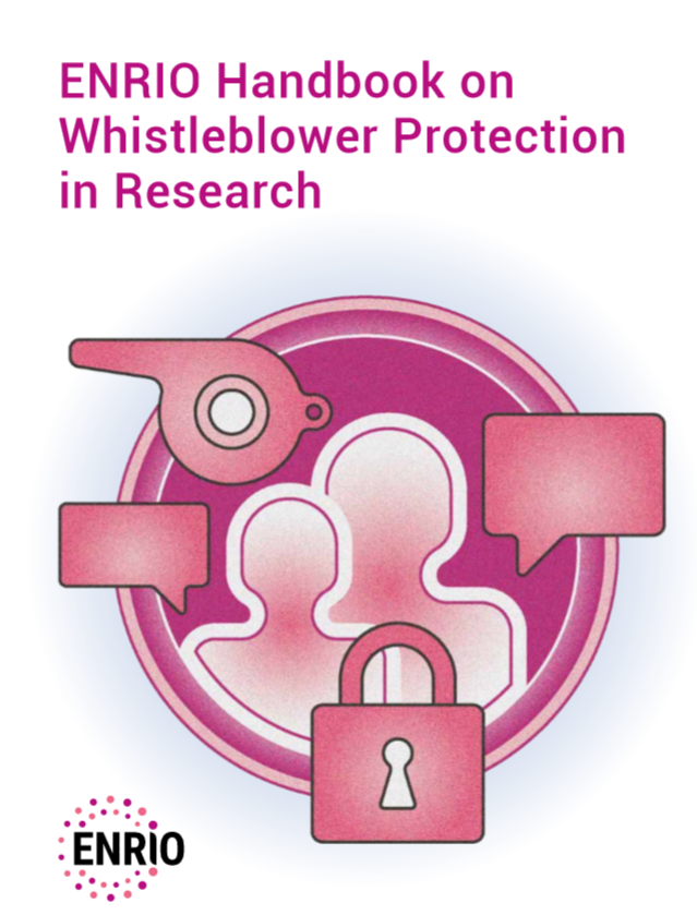 ENAIntegrity's tweet photo. ENRIO has recently published a guideline on the protection of whistleblowers in research. We added it to the VSP, as we find it crucial to inform institutions on effective measures to protect whistleblowers

Read the Handbook (&amp; other resources)⬇️
https://t.co/XoSm5VGNO6 https://t.co/yO7DVQrdQB