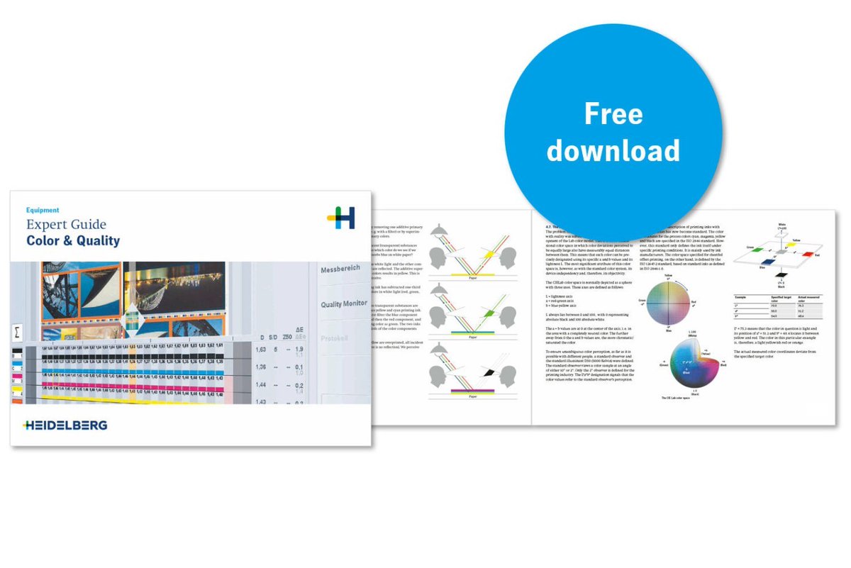 HeidelbergFR's tweet photo. Tout ce que vous avez toujours voulu savoir sur la gestion des couleurs. Télécharger maintenant 📄 https://t.co/FQnGMACZQj https://t.co/T06g05Qfxn