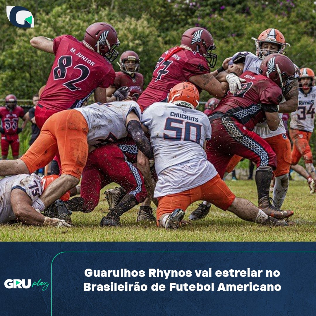 gru_play's tweet photo. Domingo (20), às 10h, no estádio Cícero Miranda, na Vila Galvão, o Rhynos enfrenta o Leões de Judá, de Brasília. Entrada gratuita.

Os guarulhenses estão no grupo C, ao lado do Rio Preto Weilers, do Moura Lacerda Dragons e dos brasilienses. Em 2022 o GRU Rhynos ficou em 3º. https://t.co/oPEXnxEfNI