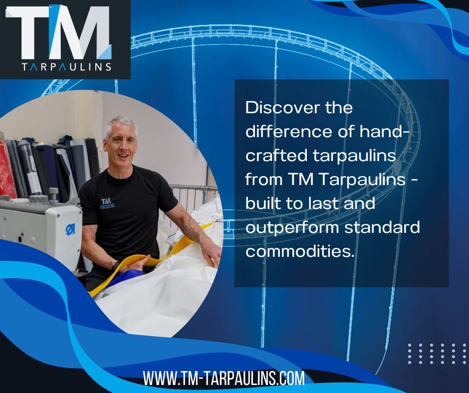 TomMorrowTarps's tweet photo. Discover the difference of hand-crafted tarpaulins from TM Tarpaulins - built to last and outperform standard commodities. #HandCraftedQuality #LongLastingProducts https://t.co/dZOD8ajGY3