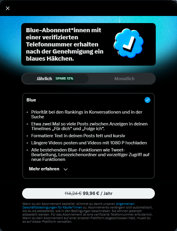 Bye bye #TweetDeck 
Alles war so schön übersichtlich mit dir. Jetzt kommt nur noch die Aufforderung zu zahlen. 
Damit dann halt kein TweetDeck mehr und somit vermutlich auch deutlich weniger auf Twitter unterwegs