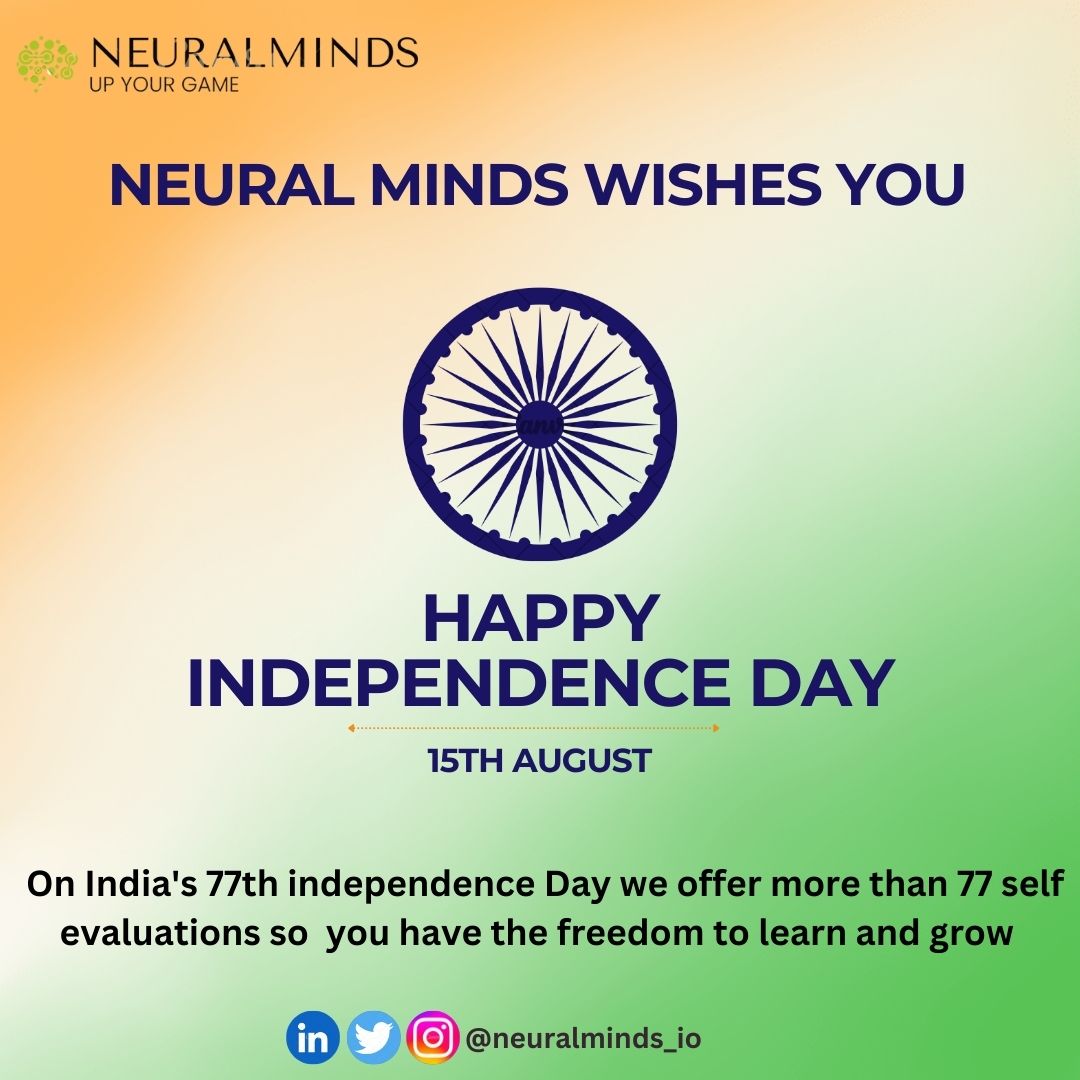 Celebrating 77 years of independence with 100% competence and over 1000 tests, all offered freely for an unfettered journey of learning and growth. #LearnAndGrow #FreeKnowledge #UnlimitedLearning #FreedomToThrive #EducationMatters#learnwithNM #InfiniteGrowth#IndependenceDay