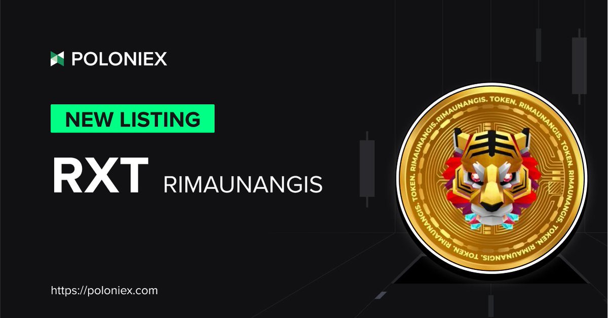 RIMAUNANGIS #RXT is Poloniex newest listing! 🚀 
<a href="/RimaunangisRXT/">Rimaunangis Token</a>

Deposit will be opened on August 18th, 08:00 (UTC)

August 18th (UTC), Post-only mode will be enabled on 08:00 &amp; Full trading will be enabled on 09:00

support.poloniex.com/hc/en-us/artic…

#NewListing #cryptotrading #Crypto