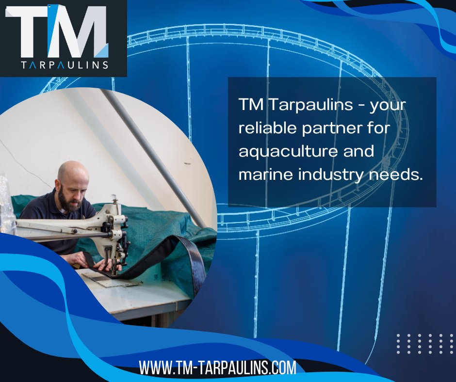 TomMorrowTarps's tweet photo. TM Tarpaulins - your reliable partner for aquaculture and marine industry needs. #ReliablePartner #AquacultureExperts https://t.co/VyoYexeEdk