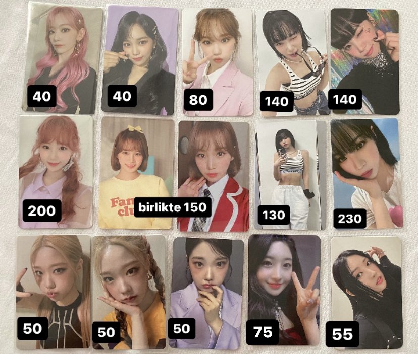 bamd0ll's tweet photo. lesserafim izone classy everglow tribe chaeyeon ive satış 🐈

• fiyatları üzerlerinde yazıyor, alıcıya videolarını atabilirim
• toplu alımda fiyat biraz düşebilir, en az 2'li alıma öncelik verebilirim‼️

@ggtakassatis @IZONETAKAS @lesserafimsat @LESSERAFIMSATIS @ivesatis https://t.co/yZVPKadL35