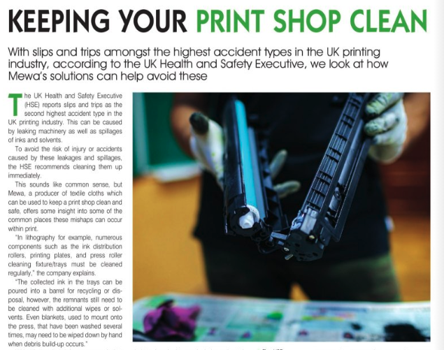 MEWA_EN's tweet image. Attention printshops! Read our latest article in @PrintMonthly for guidance on keeping your workspace clean 🫧

hubs.li/Q01YrSTP0
#textilsharing #printindustry #printing