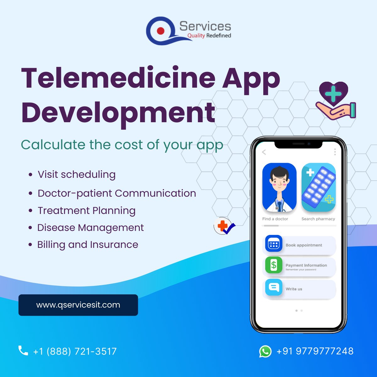 qservicesit's tweet image. Build an app with us today and step into a healthier, easier future.

🌐qservicesit.com
✉️ info@qservicesit.com
📞+1 (888) 721-3517

#Services #AppDevelopment #HealthAppDesign #WellnessApps #HealthcareAppDevelopment  #HealthTech ##MedicalAppDev