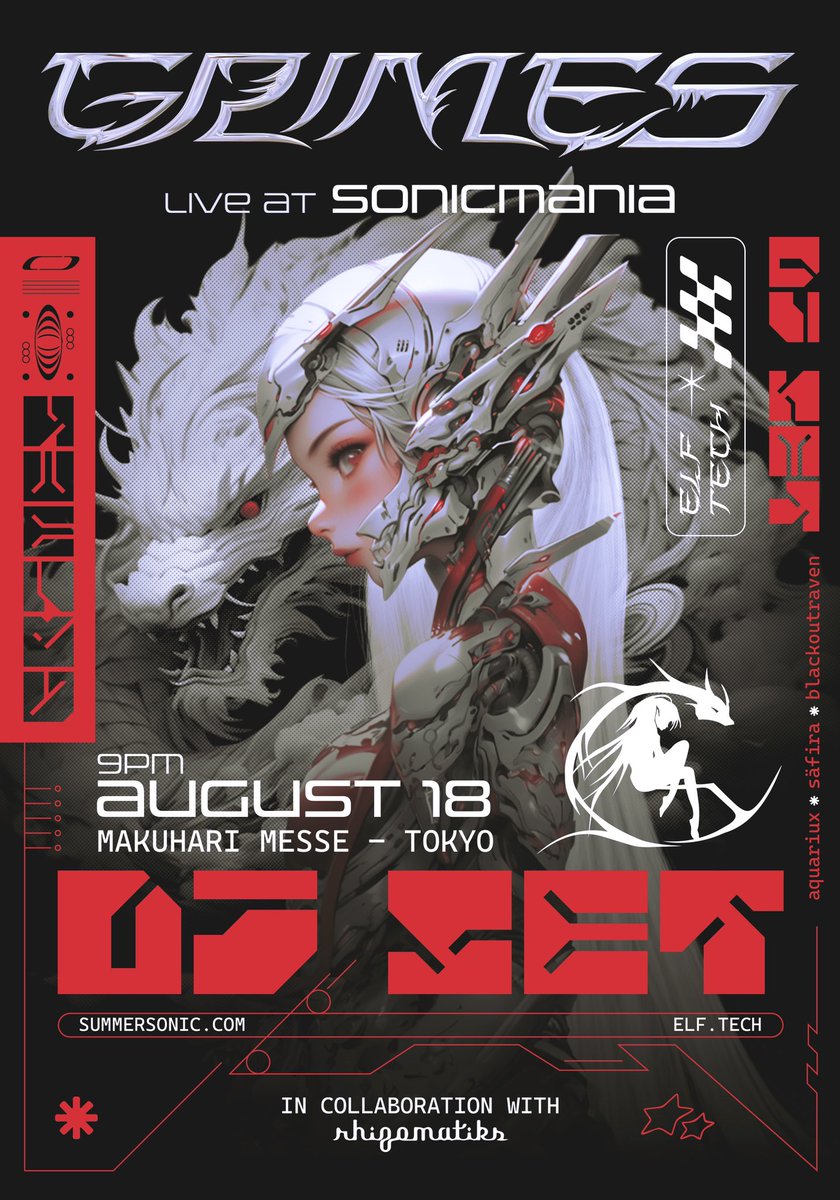 Grimezsz's tweet photo. JAPAN!  I am abt to show up for Sonic Mania see u soon 🗡💜💻💅🏻
@summer_sonic
@rhizomatiks
@cryptoquariux
@safira_wav
@blvckoutraven https://t.co/2kAwkRaG9K