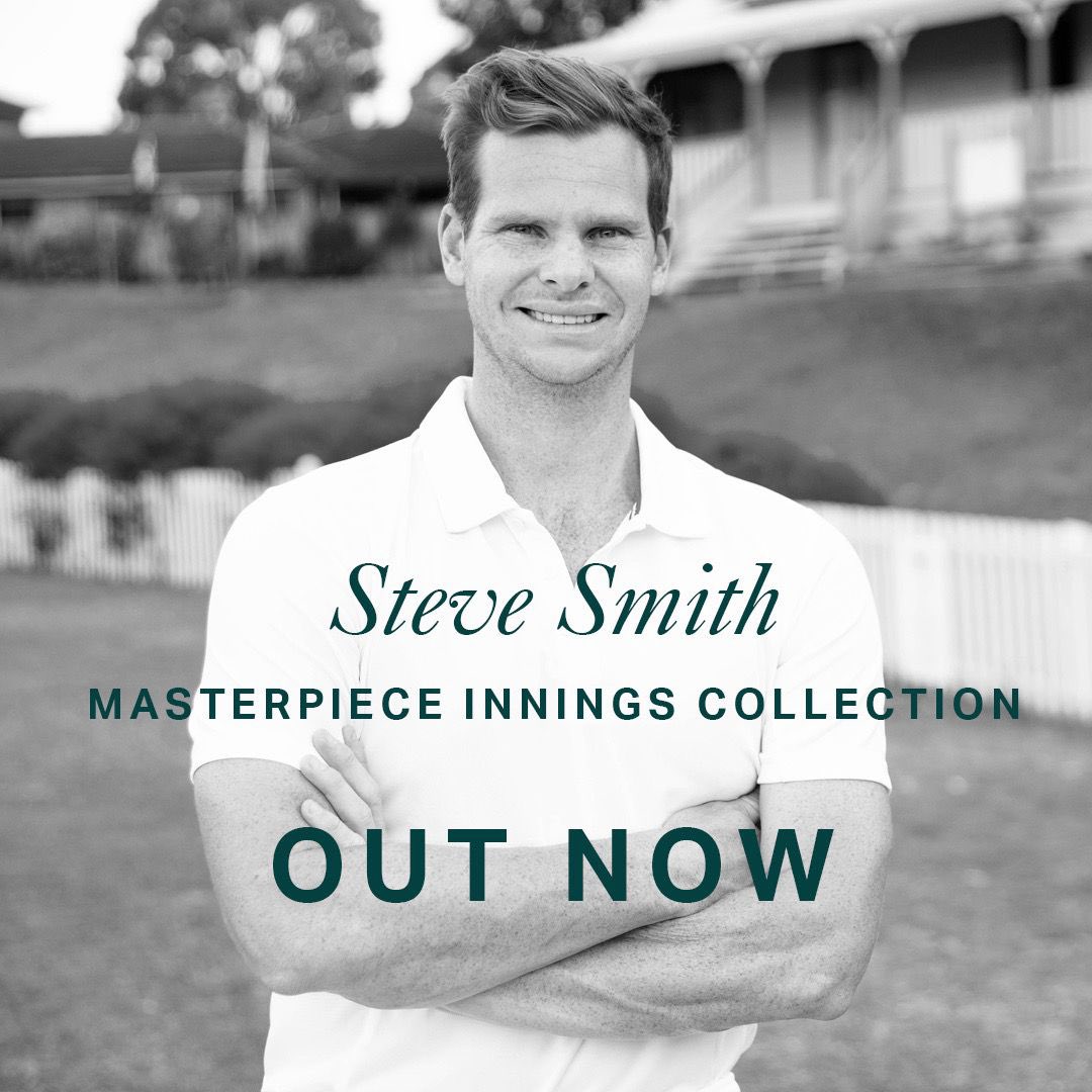 My debut digital art collection is available to purchase now! Each artwork in The Steve Smith Masterpiece Innings Collection represents a significant moment in my Ashes career and allows me to connect with all owners the through competitions for signed merchandise, digital meet