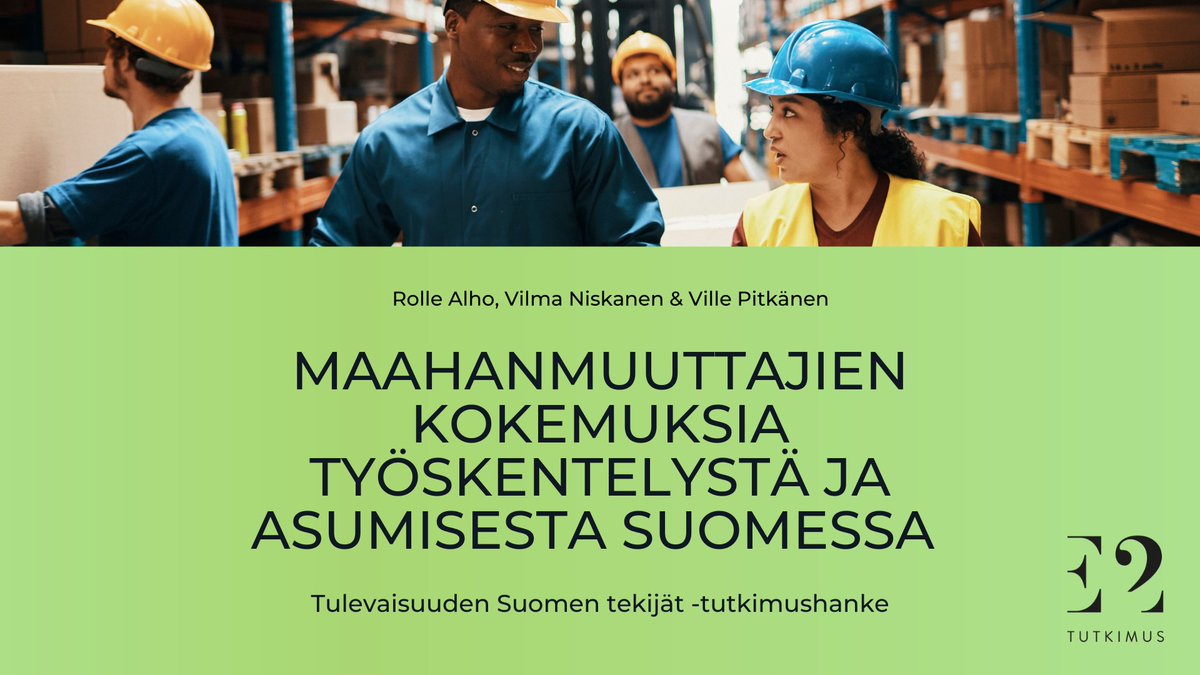 Hankkeen tekijät ovat palanneet kesätauolta työn ääreen.☀️ Keräämme ja käsittelemme parhaillaan uutta aineistoa.

Joko tutustuit aiempiin tutkimustuloksiimme?📚 Keskeiset nostot toukokuussa julkistetusta tutkimuksestamme löytyvät myös tiivistetysti: e2.fi/media/julkaisu…
