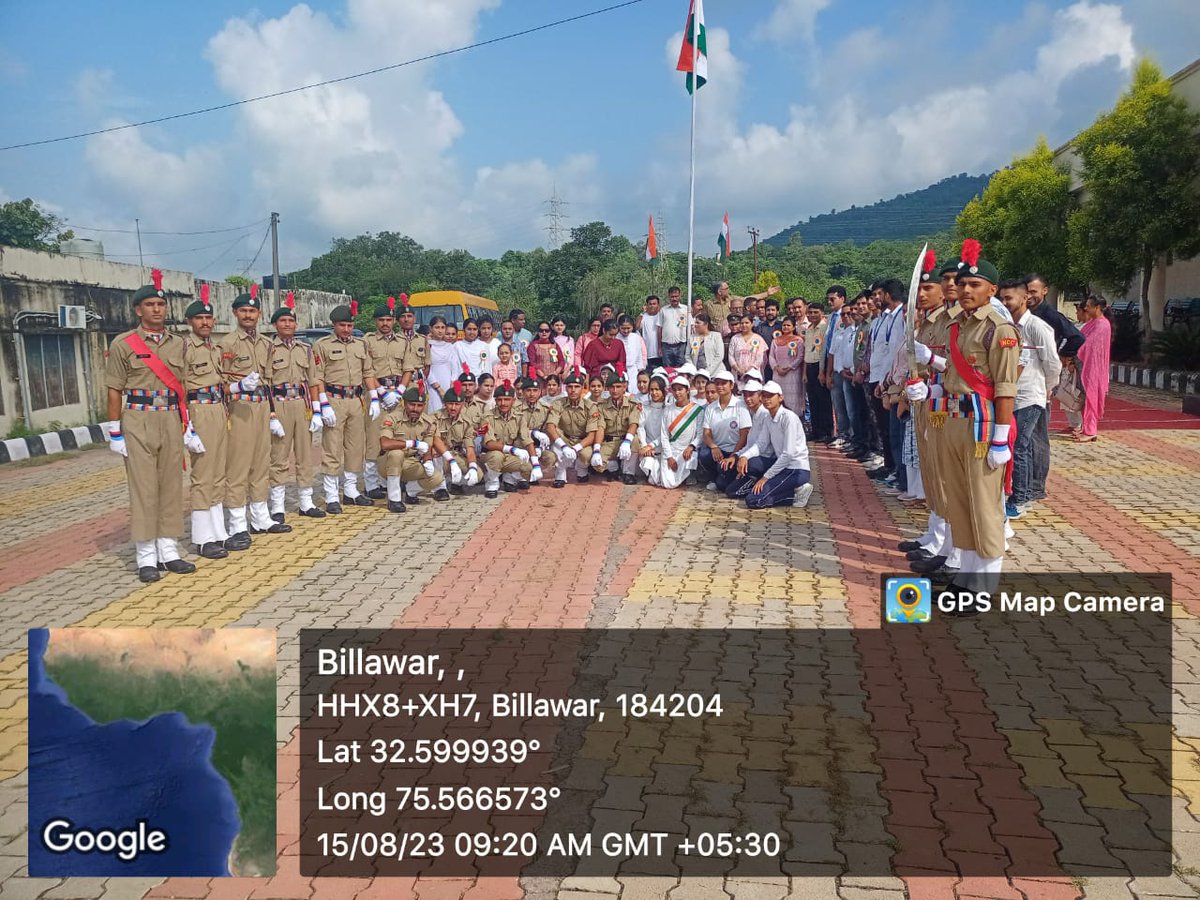 nccgdcb's tweet photo. NCC GDC BILLAWAR   celebrate a independence day.. .. .. .. 
@NCCDteJKL 
@HQ_DG_NCC 
@dgncc_india https://t.co/cfhbmVDcVT