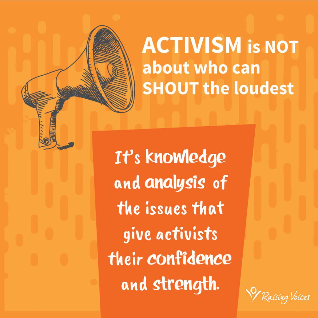 RaisingVoices's tweet image. #LetUsKnow: What do you want to learn more about so you can become a stronger activist?

What ideas and experiences do you want to share with us?

#SASATogether