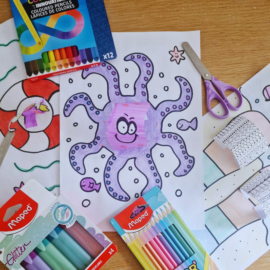Thank you so much to @craftymumofgirls for sharing their amazing under the sea creation using our infinity colouring pencils! Be sure to tag us in your Maped Helix pieces for a chance to be featured. #mapedhelix #highlighters #stationery #kidsactivity