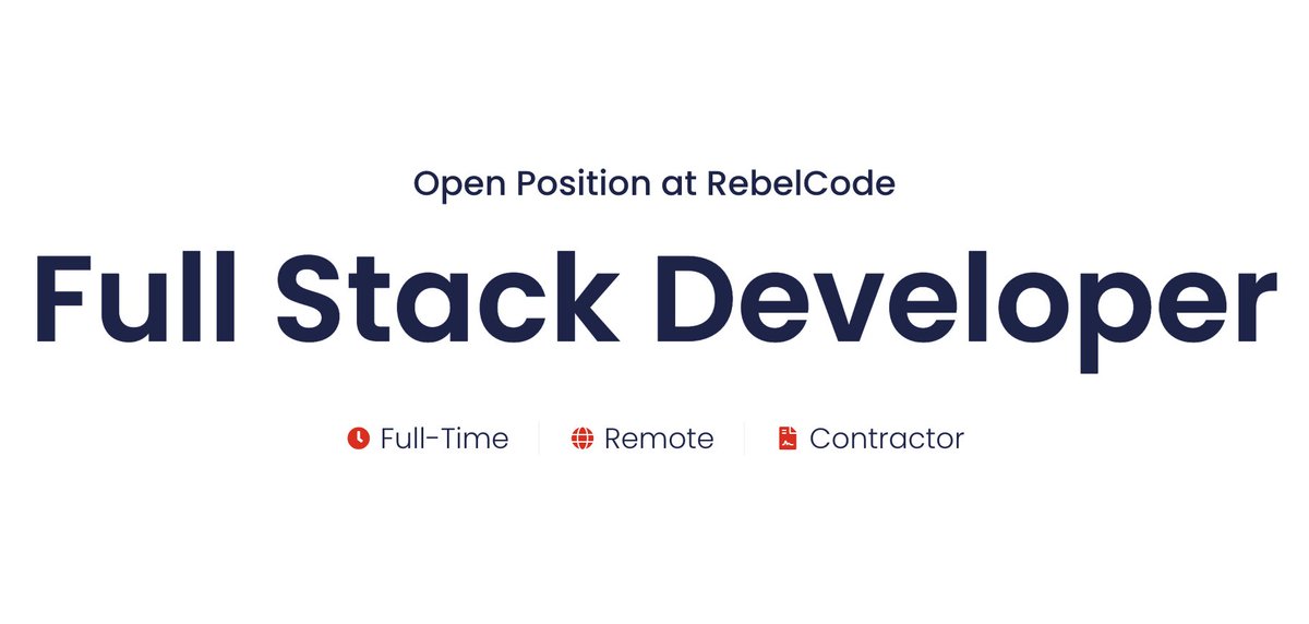 markzahra's tweet image. Passionate about #WordPress plugin development and keen to work remotely with a diverse team that values freedom, innovation, and ethics?

We&apos;re looking for a Full Stack Developer ↓
rebelcode.com/careers/open-p…

#FullStack #Developer #remotejobs