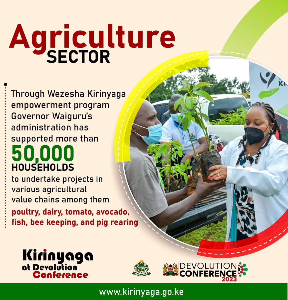 Orina_Augustine's tweet image. Governor Anne Waiguru has always supported Farmers to incorporate Modern Farming Techniques. 

#KirinyagaAtDevCon2023