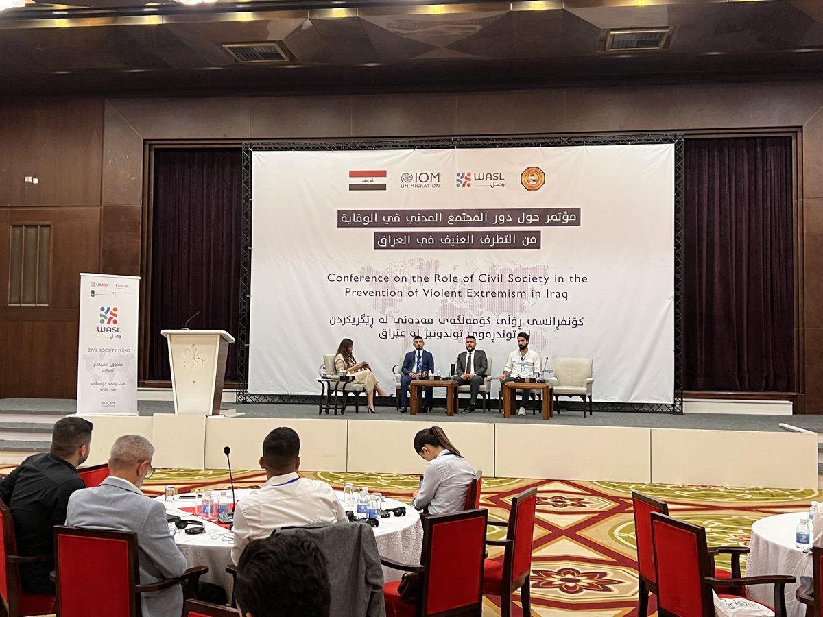 mohammedmasoodj's tweet photo. مؤسسة خلوها اجمل تُعلن عن شراكتها الجديدة مع منظمة الهجرة الدولية IOM Iraq   ،
ضمن صندوق المجتمع المدني #وصل حول الوقاية من التطرف العنيف في العراق
#صندوق_المجتمع_المدني_وصل  #wasl_civil_society_fund https://t.co/7d3CzN7Kd7