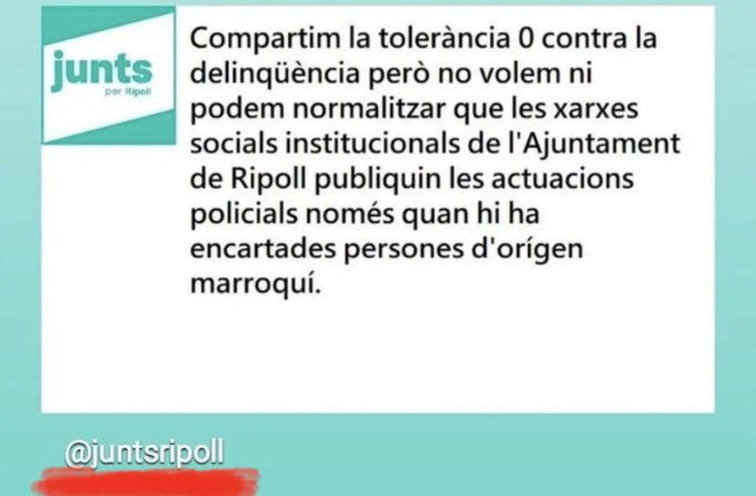 Lluisgjf's tweet photo. 🚨📲📲📲
#CampanyaElectoraldelPoble2025

@JuntsXCat l'estàs cagant!!!

Pd:
Els marroquins agressors amb catana de Gràcia ja estan un altre vegada els carrers i el agredit el l'hospital, potser seria millor que us queixéssiu a la judicatura no ?

Copia i enganxa... ⬇️ https://t.co/D19jQuuoQZ