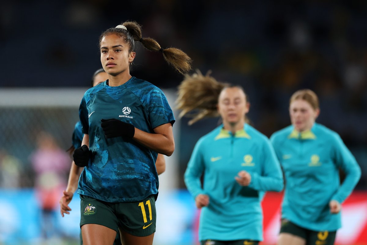 TheMatildas's tweet photo. Focused. Ready. We're not far away ⏳

#Matildas #FIFAWWC #TilitsDone https://t.co/kyftLbAr0Y