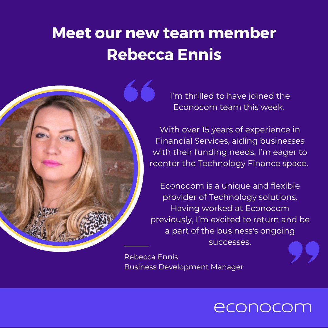 Econocom_UK (@econocom_uk) on Twitter photo The team is expanding... 🚀 New Hire alert 🚨
This marks Rebecca's second stint at <a href="/Econocom_UK/">Econocom_UK</a>, a true testament to the nature and work environment here. We're thrilled to have you back on board!🎉
#Newhire #Expanding #Teamsgrowing The team is expanding... 🚀 New Hire alert 🚨
This marks Rebecca's second stint at <a href="/Econocom_UK/">Econocom_UK</a>, a true testament to the nature and work environment here. We're thrilled to have you back on board!🎉
#Newhire #Expanding #Teamsgrowing