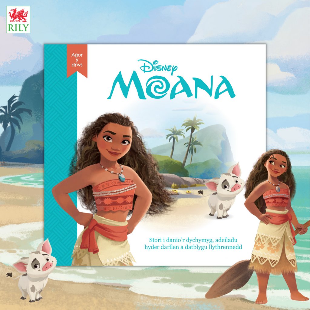 🌊 Mae ynys Moana mewn perygl, ac mae hi’n hwylio dros y môr i geisio achub ei chartref. A fydd Moana’n gallu datrys dirgelwch y môr, a dod i adnabod ei hun?

🌺 Bydd 'Moana' ar gael yn fuan yn Gymraeg a Saesneg!⁠

#CaruDarllen
<a href="/Llyfrau/">Llyfrau</a>.Cymru