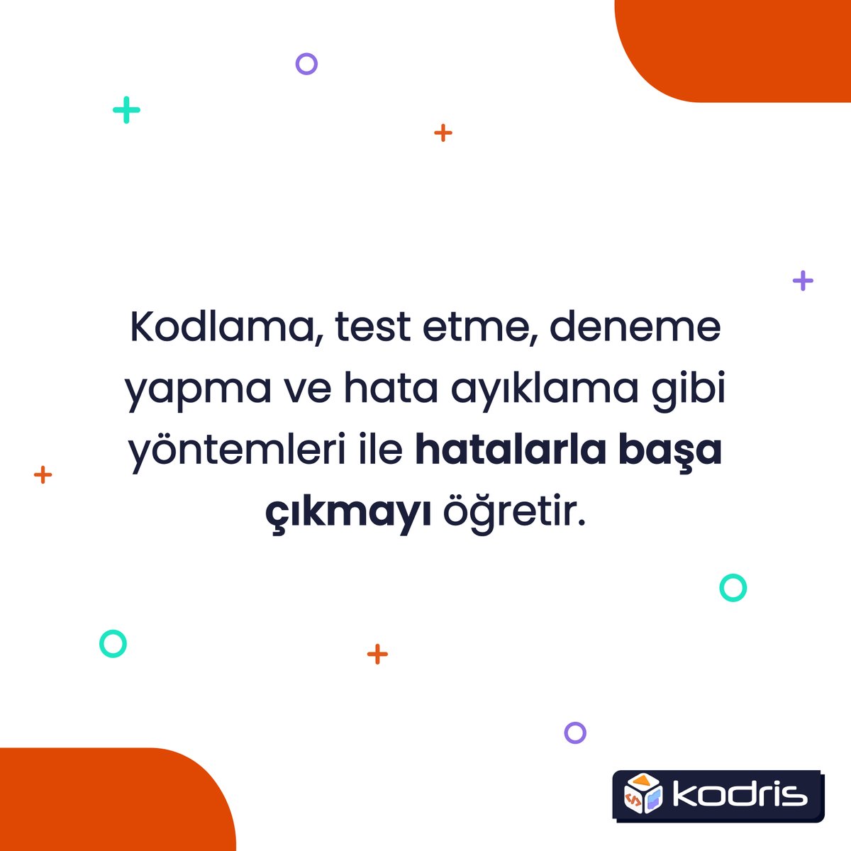 kodriskodlama's tweet image. Kodlamayı öğrenmek sadece mükemmelliğe odaklanmak değil, aynı zamanda deneme yanılma sürecini de içerir. 🎯

Şimdi ücretsiz deneme fırsatını kaçırmayın! Hemen kayıt olun ve çocuklarınızın geleceği için kodlamaya adım atın! 🚀

#Kodris #Coding #KodlamaYolculuğu