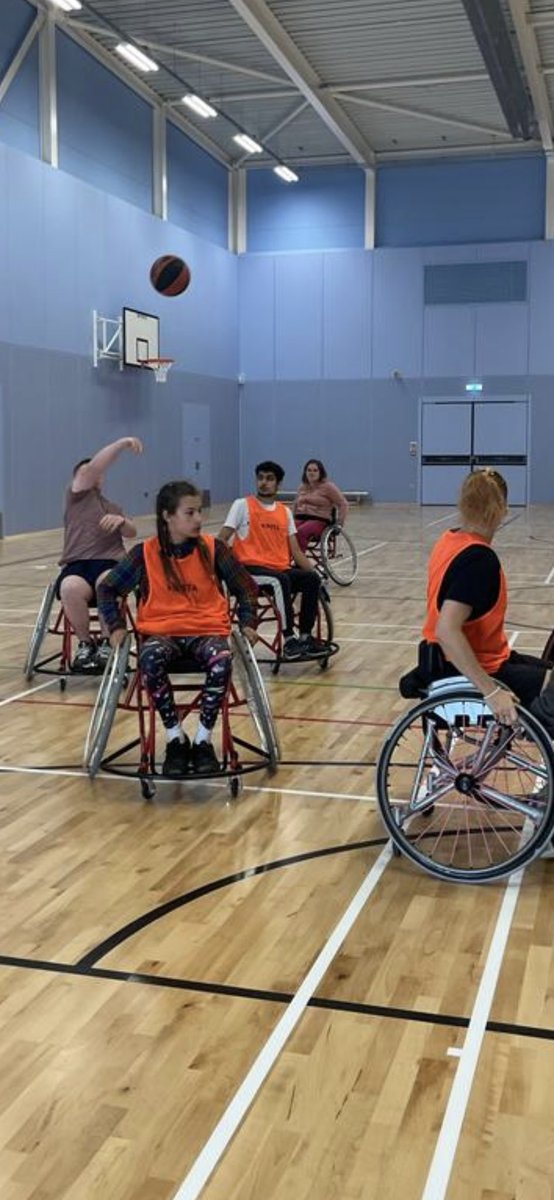What a morning delivering chair based sports as part of the newly formed <a href="/sporttogetherb/">Sport Together Berkshire</a> bringing clubs together to deliver disability sport. With <a href="/chrugbyltd/">CH Rugby</a> and <a href="/rocketsreading/">Reading Rockets Basketball Club</a> it was a great inclusive morning. Thank you to <a href="/GLL_UK/">GLL</a> and <a href="/ToyotaUK/">ToyotaUK</a> for your donation and support.