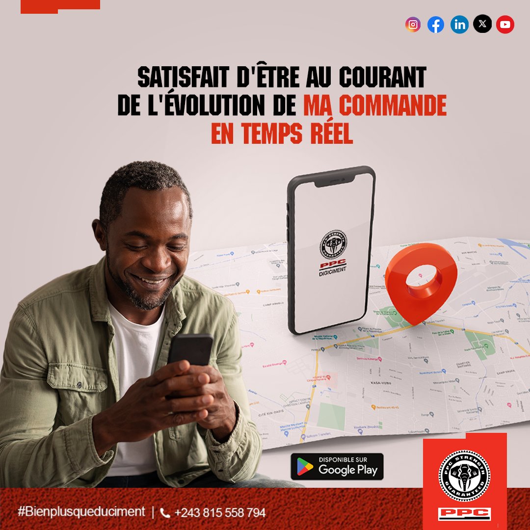 PpcProduits's tweet photo. Digiciment vous permet de suivre en temps réel l'évolution de votre commande.
L'Application est disponible sur ce lien :
➡️ https://t.co/FDmMOtmJBJ
#AchatEnLigne #Digiciment #EquipeDeLivraisonOptimal #Produits #CommandeEnLigne #CommandeADistance #Construire #PPCBarnet https://t.co/XHNFF5zYES