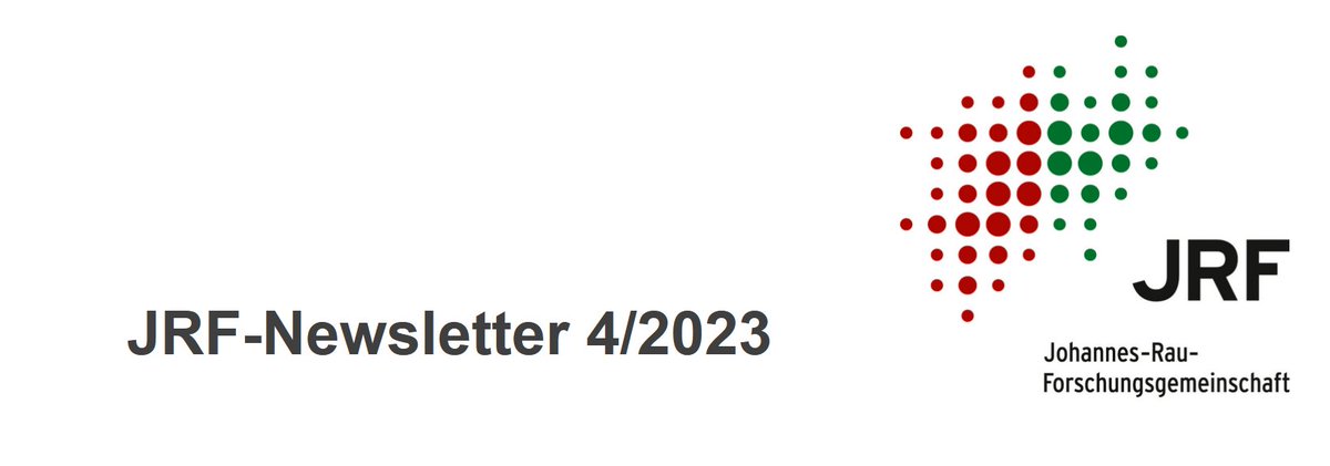 📢 Der neue JRF-Newsletter ist da: Die neusten Informationen der JRF &amp; ihrer Mitgliedsinstitute. Dieses Mal mit innovativer Hafentechnologie, Transfer in der deutschen  Wissenschaftslandschaft und digitalen  steinernen Zeugen auf jüdischen Friedhöfen ➡ t1p.de/swz5a