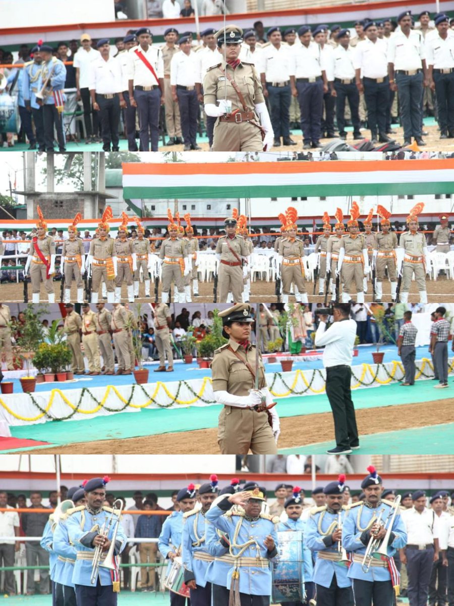 SPMehsana's tweet photo. મહેસાણા જિલ્લાના સતલાસણા મુકામે રાષ્ટ્રીય પર્વ એવા ૭૭માં સ્વતંત્રતા દિવસની જિલ્લાકક્ષાની ઉજવણી રાષ્ટ્રધ્વજ ફરકાવીને કરવામાં આવેલ અને  વિવિધ શાળાઓના બાળકો દ્વારા સાંસ્કૃતિક પ્રોગ્રામ યોજવામાં આવ્યો..
#MehsanaPolice
#IndependenceDay2023 
@sanghaviharsh 
@dgpgujarat 
@GujaratPolice https://t.co/TBAsqnT2RF