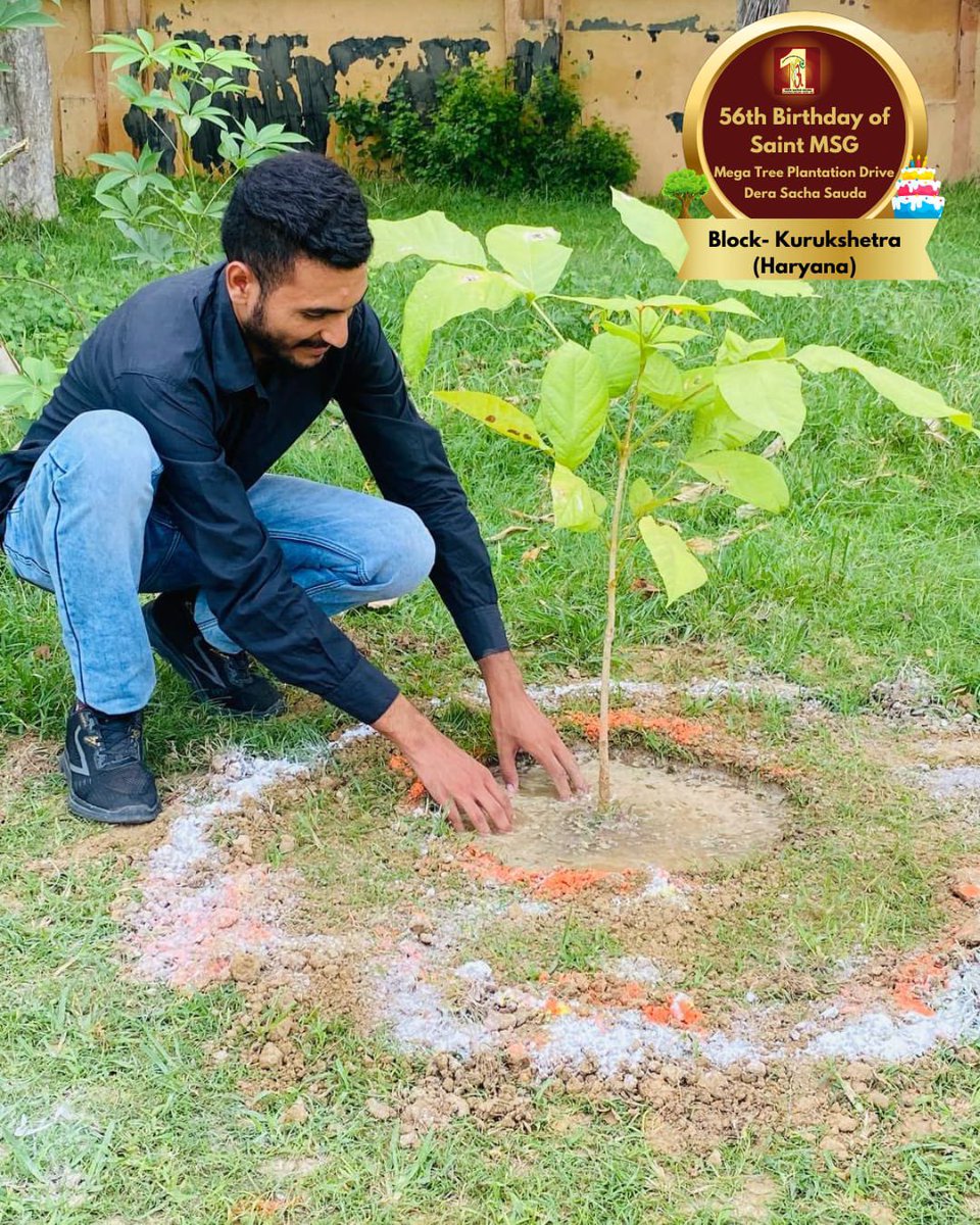 DSSNewsUpdates's tweet image. Our Earth, Our Responsibility.

As citizens of our planet Earth, it is our prime responsibility to serve Mother Earth. To celebrate MSG Bhandara 56th Birthday of GuruJi Saint Dr MSG Insan, volunteers of Dera Sacha Sauda organised mega tree plantation drive in different areas…