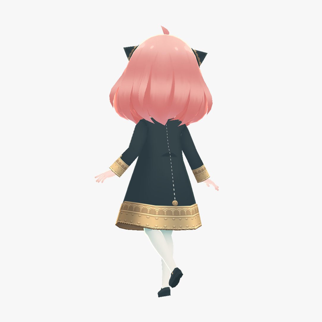 _tau5's tweet photo. スパイファミリーよりアーニャちゃん 作りました！
#3DCG #Maya https://t.co/K5xxydL26K