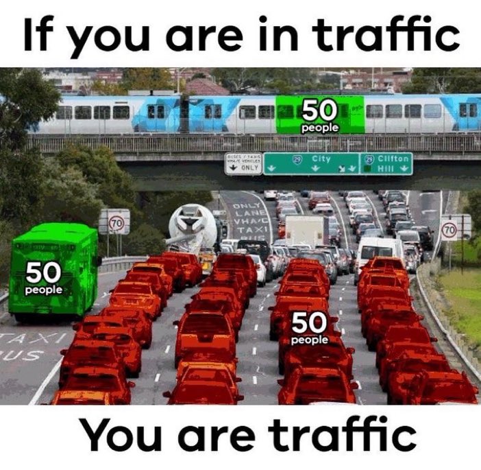 _dmoser's tweet photo. 🚗🚗🚗🚗🚗🚗🚗🚗🚗🚗🚗🚗🚗

➡️ If you are in traffic, you are traffic.  

HT @happy_roman https://t.co/nPAbPExqpi