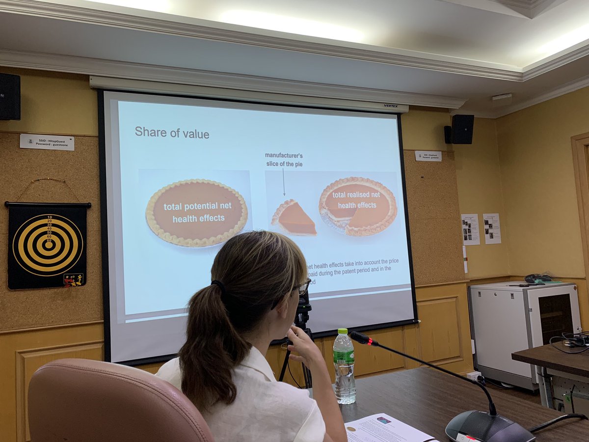 You’ve heard of the value flower… now prepare for the *value pie* Jessica Ochalek <a href="/HITAP_Thailand/">HITAP</a>