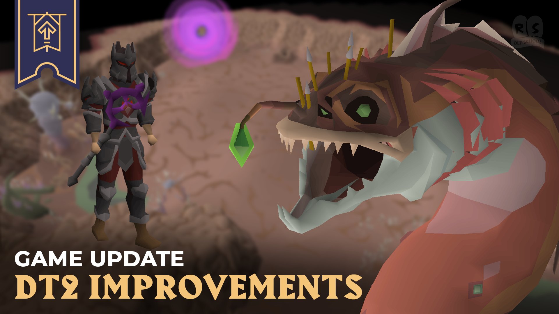 Old School RuneScape on X: ⚙️ GAME UPDATE ⚙️ 🏝️ This week, we're going  back to the Desert with more improvements to Desert Treasure II and its  bosses. Summer is truly in