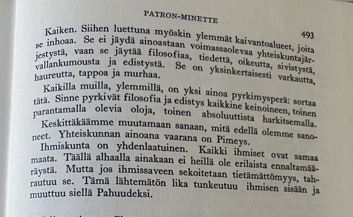 Olen lukenut Hugon Kurjat-kirjaa puoliväliin ja miten huikea lukukokemus tämä onkaan. Ensimmäisen osan lopulla mennään taas ihmisen ja yhteiskunnan syvyyksiin.