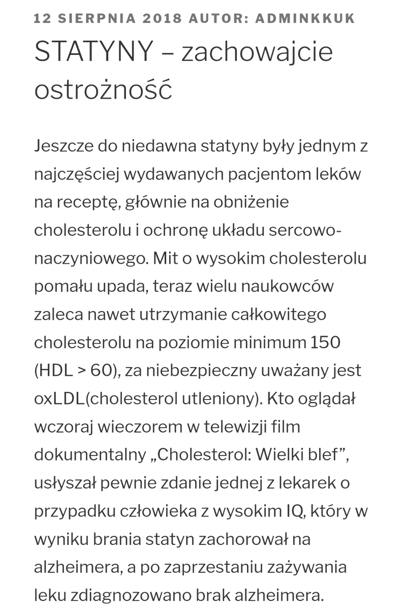 pamiechomeblog's tweet photo. @PiotrWitczak_ @AnnaChrolowska Nie zapominajmy o statynach, które stosowane są teraz i to masowo.
https://t.co/sHx4vNzDnY
Piszę o tym od 5 lat.
https://t.co/ykciSultK0
Niestety, od tego czasu nic się nie zmieniło na lepsze, wręcz odwrotnie. https://t.co/46AjHL45o7