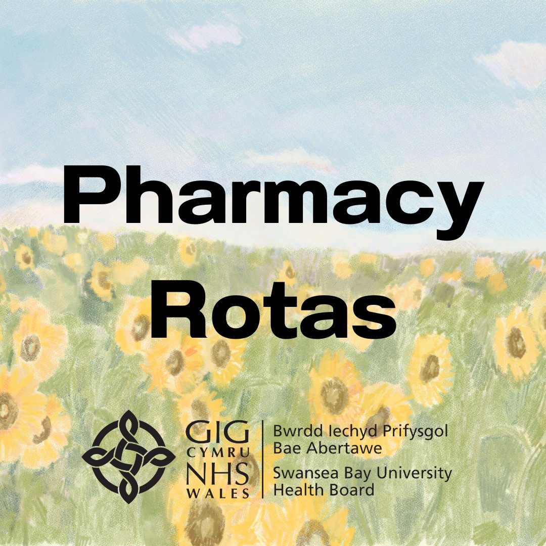 💊 Need a pharmacist this bank holiday weekend?

☀️ Here are the pharmacy opening hours for Swansea &amp; Neath Port Talbot - sbuhb.nhs.wales/urgent-care-ou…
