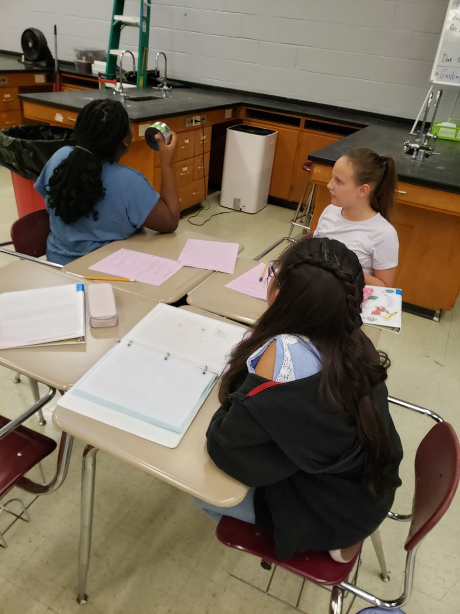 ibscience17's tweet photo. @jcibmiddle 6th grade scientists used senses, prior knowledge, &amp; reasoning skills to make predictions as to what was in each of the 6 mystery cans. 
Ss questions = Ss learning. 
#IB_inquirers #IB_knowledgeable 
#collaboration @lightseer @LeslieCRichard2 @ashleyi_lehman @JEFCOED https://t.co/4mFkOwenaB