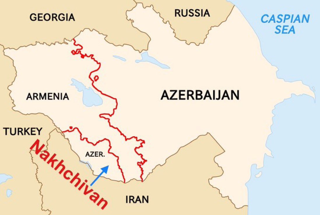 NasimiAghayev's tweet photo. With a population of 400,000 Nakhchivan has been cut off from mainland #Azerbaijan for the last 30+ years. Armenia continues to block Azerbaijan’s access to Nakhchivan. https://t.co/SV2n7UuvCw