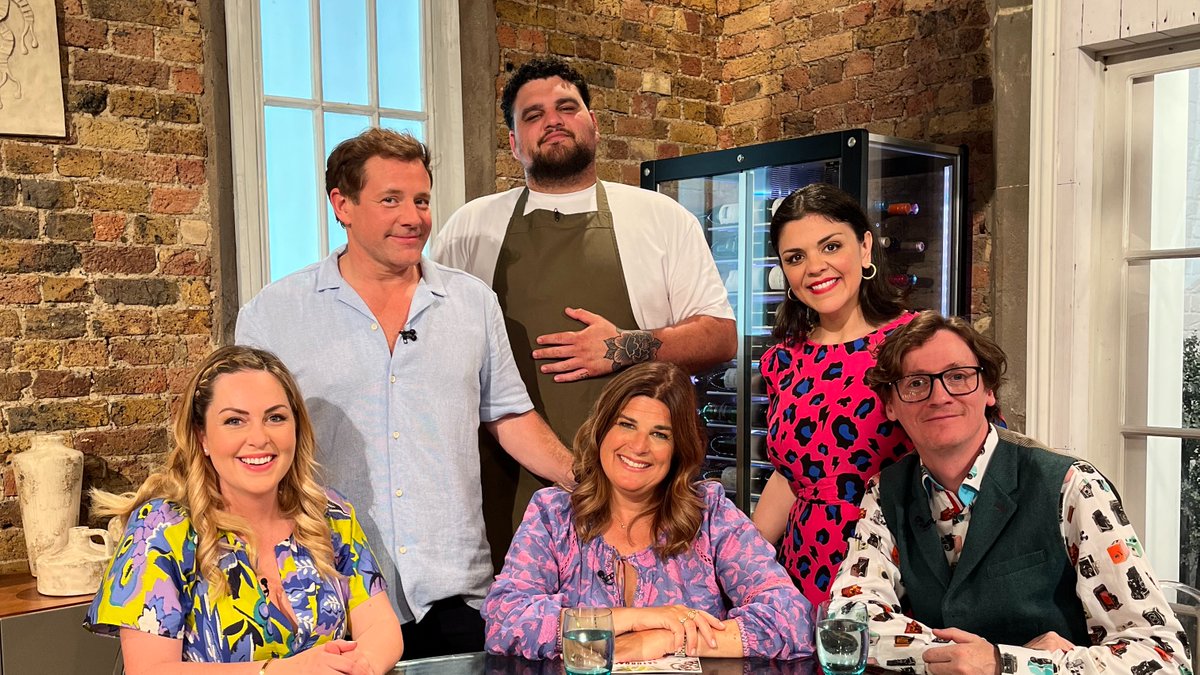 SaturdayKitchen (@saturdaykitchen) on Twitter photo We had so much fun with <a href="/matt_tebbutt/">Matt Tebbutt</a>, <a href="/knackeredmutha/">Helen McGinn</a>, <a href="/Big_Has91/">Big Chef</a>, <a href="/SabrinaGhayour/">Sabrina Ghayour-Lynn</a>, <a href="/58andco/">58 and CO.</a> and <a href="/edbyrne/">Ed Byrne</a>! 🥳
And you can watch the show back here ➡️ bbc.co.uk/iplayer/episod… We had so much fun with <a href="/matt_tebbutt/">Matt Tebbutt</a>, <a href="/knackeredmutha/">Helen McGinn</a>, <a href="/Big_Has91/">Big Chef</a>, <a href="/SabrinaGhayour/">Sabrina Ghayour-Lynn</a>, <a href="/58andco/">58 and CO.</a> and <a href="/edbyrne/">Ed Byrne</a>! 🥳
And you can watch the show back here ➡️ bbc.co.uk/iplayer/episod…