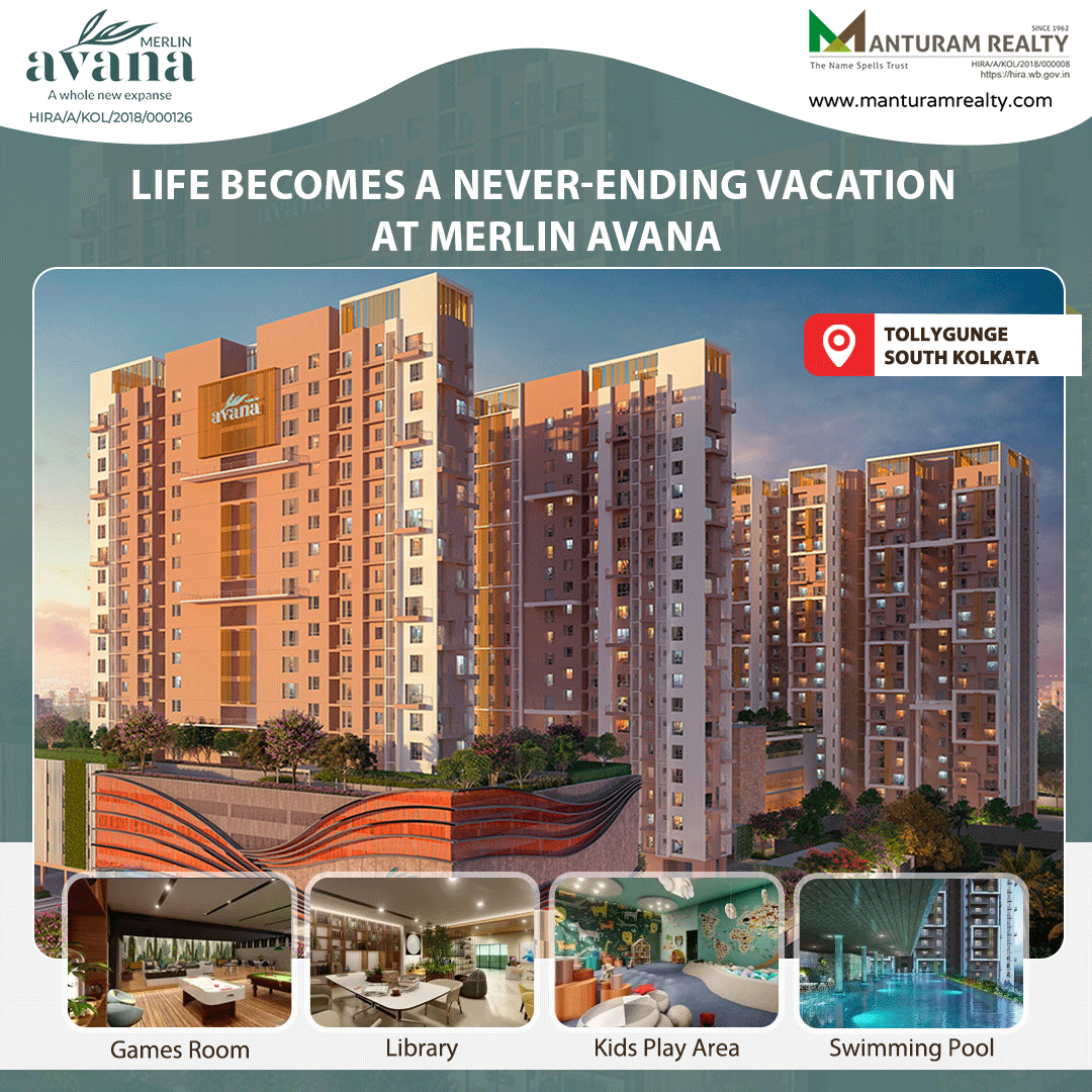 ManturamRealty's tweet photo. Step into a world of elegance and refinement at #MerlinAvana in Tollygunge.  Boundless choices of total leisure besides naturally-lit 3-sides open. The Project is easily accessible from #Tollygunge Metro Station.
Contact us at 9831079112 / 9831037112. https://t.co/95dZfzpZaC