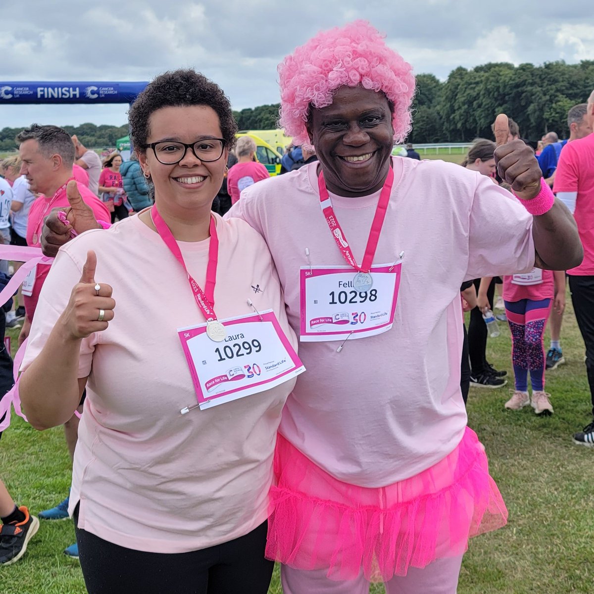 PINK is always a good idea 🤩 #RaceforLife