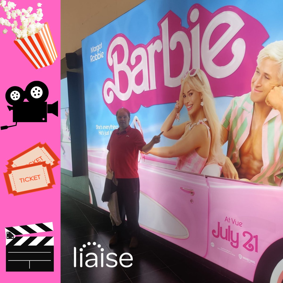 Alex, our resident adventurer from Linnet House, just had an unexpected cinematic twist! Initially planning for a "James Bond" mission, but found himself captivated by "Barbie" instead! Alex enjoyed the film &amp; popcorn and told his housemates all about it.