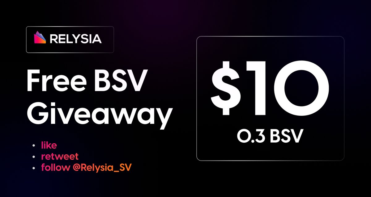 Relysia tweet media