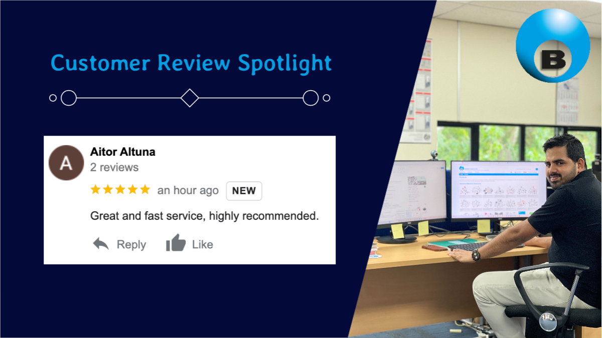 Berger_Tools's tweet photo. Our customers’ words are our best advertisement! Here’s a 5🌟 review that reflects the dedication of our team. We love hearing back from you about your journey with us - so please get in touch or leave us a Google review on our store. 
#CustomerReviewSpotlight #CustomerService https://t.co/f3y7bSGZur