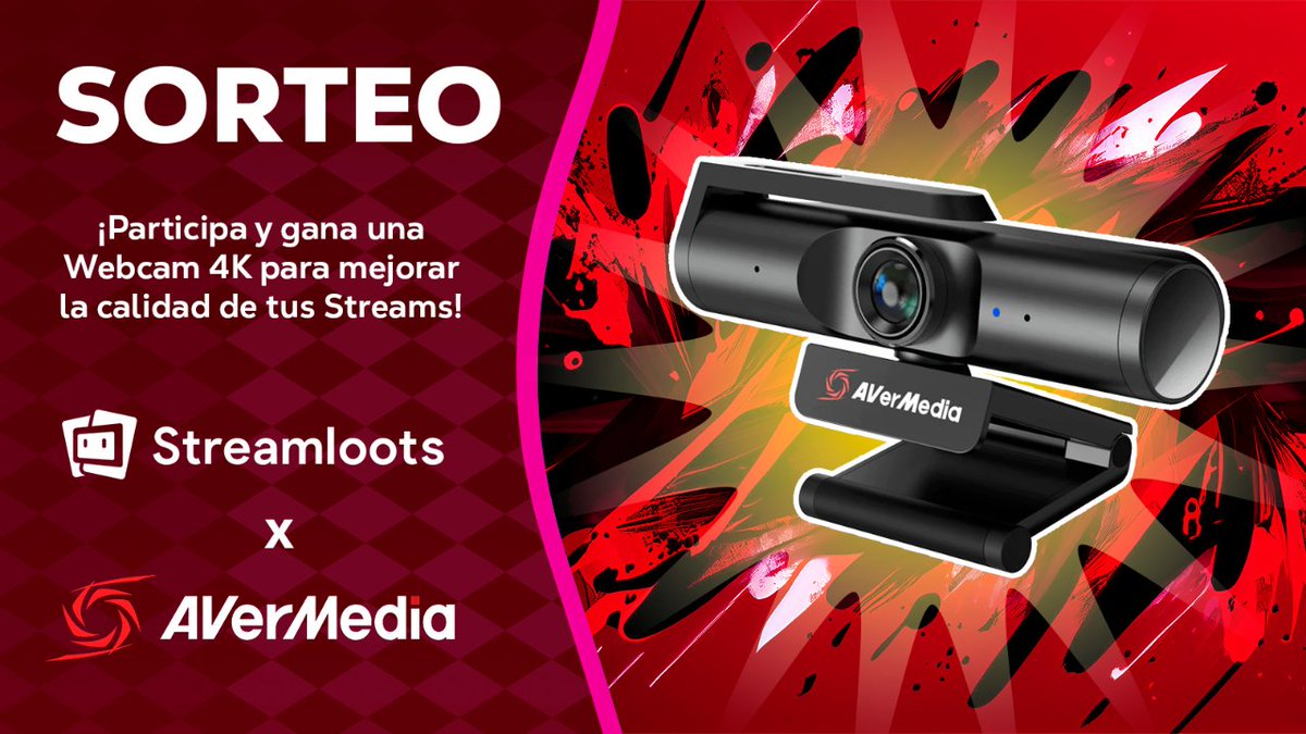 🔥 SORTEO WEBCAM 4K 🔥

¡Consigue mejorar la calidad de tus streams con esta pedazo de Webcam que graba a 4K y es muy fácil de instalar!

✅ Sigue a <a href="/AVerMediaGaming/">AVerMedia ES</a> y <a href="/streamlootsES/">Streamloots ES</a>
✅ Haz RT

Participa hasta el 23 de Agosto a las 23:59 hora española