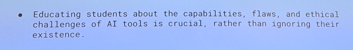 Ethics around using #AI in #education #eurocall2023