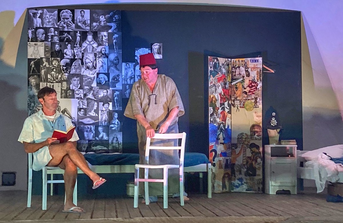 PaulCresser's tweet photo. A couple of pictures from Sunday’s performance of #Ortonesque in Swindon.
Don’t miss the last chance to see us on the current tour at @thestagedoorso TOMORROW NIGHT!
Tickets are available from the venue’s website: https://t.co/jMcVAlLWOP
#joeorton #theatre #actor #lgbttheatre https://t.co/DUiz6SsSS4
