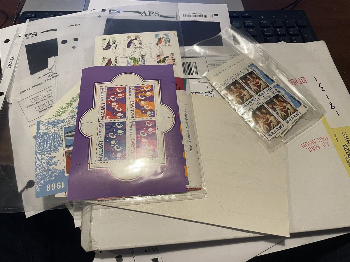 DigiPhilatelist's tweet photo. Ive sorted my @APS_stamps @Hip_Stamp order into a good pile and maybe good pile. #stamplife #stamps #philately https://t.co/nprgeTzx3P