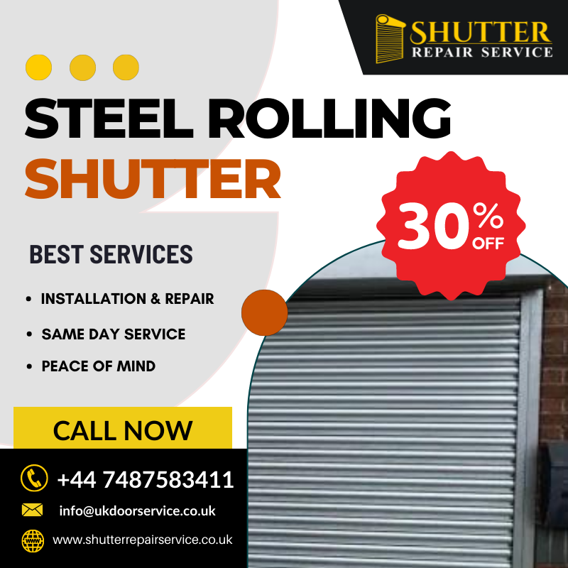 ShutterService's tweet photo. Strong, sturdy, and stylish Steel Rolling Shutters! Avail 30% discount and safeguard your premises today. Dial now: +44 7487583411
Website: https://t.co/SHVe51DqBf
#shutterrepairservice #steelrollershutter #Fireratedshutters #industrialrollershutters #shutterrepairs #London #uk https://t.co/cGQ82jH2re